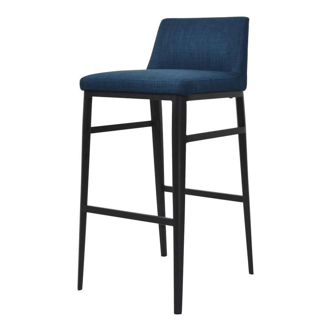 Moe's Home Collection Stools Baron Barstool Blue 8 Moe's Home Collection Stools Baron Barstool Blue