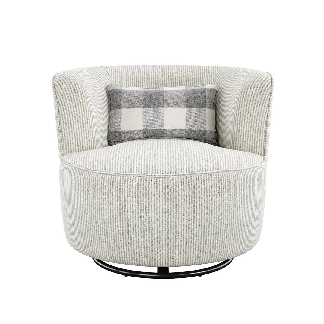 Emerald Home Chairs Benzley Swivel Rocker 5 Emerald Home Chairs Benzley Swivel Rocker