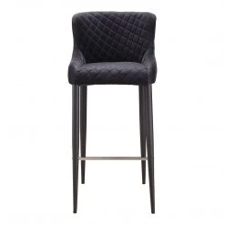 Moe's Home Collection Etta Barstool Dark Grey Stools