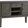 Ashley Furniture Hallanden - Gray - Dining Room Server 2 Ashley Furniture Hallanden - Gray - Dining Room Server