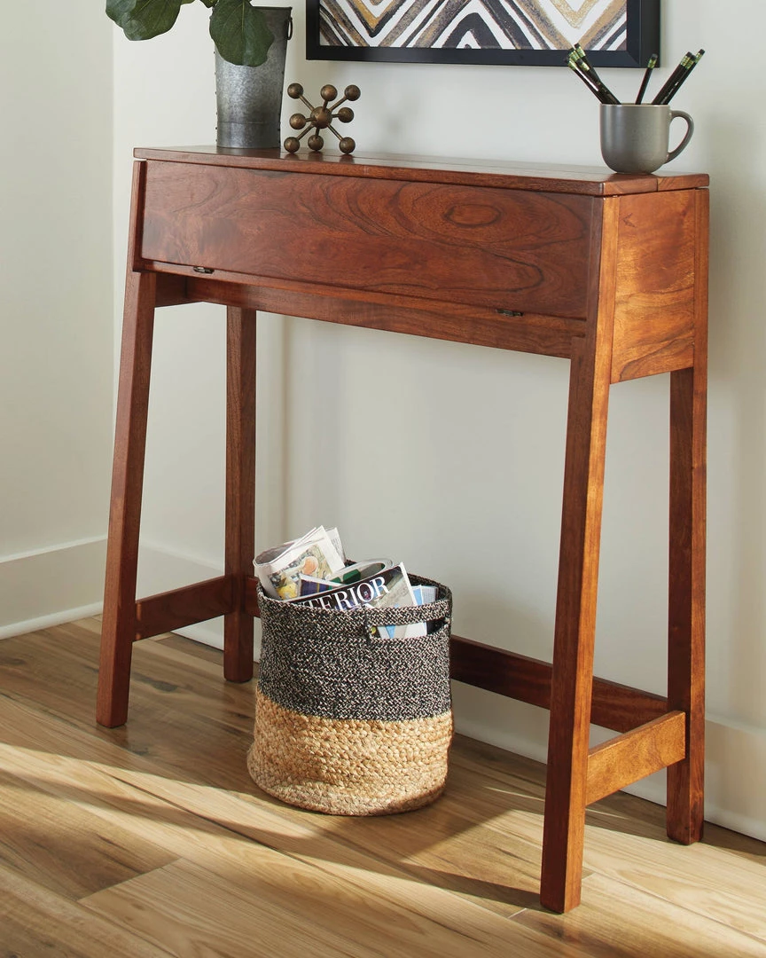 Ashley Furniture Trumore - Medium Brown - Console Sofa Table 10 Ashley Furniture Trumore - Medium Brown - Console Sofa Table