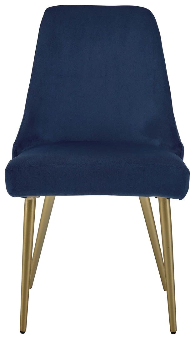 Ashley Furniture Chairs Wynora - Blue/gold Finish - Dining Uph Side Chair (2/cn) 8 Ashley Furniture Chairs Wynora - Blue/gold Finish - Dining Uph Side Chair (2/cn)