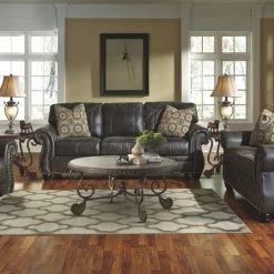 Ashley Furniture Breville - Sweeping Rolled Arms - Rocker Recliners