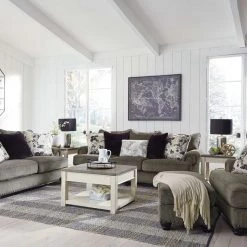 Benchcraft® Living Room Sets Sembler - Cobblestone - 4 Pc. - Sofa, Loveseat, Chair And A Half, Ottoman