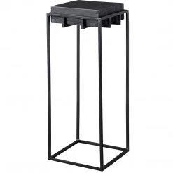 Accessories Uttermost Telone Black Small Pedestal