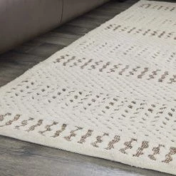Signature Design By Ashley® Vallcherr - Ivory/brown - Large Rug Accessories