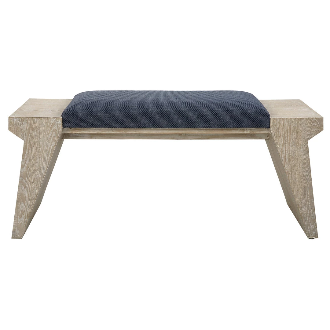 Uttermost Davenport Modern Coastal Bench 3 Uttermost Davenport Modern Coastal Bench