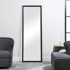 Accessories Uttermost Avri Oversized Dark Wood Mirror