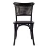 Moe's Home Collection Churchill Dining Chair Antique Black-m2