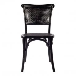 Moe's Home Collection Churchill Dining Chair Antique Black-m2