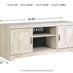 Ashley Furniture Bellaby - Attractive - LG TV Stand W/Fireplace Option TV Stands