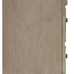 Ashley Furniture Lettner - Light Gray - Five Drawer Chest - Central Handle
