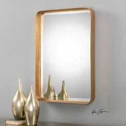 Accessories Uttermost Crofton Antique Gold Mirror