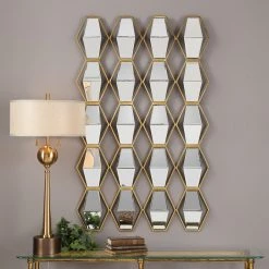 Accessories Uttermost Jillian Mirrored Wall Art