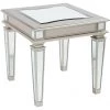 Ashley Furniture Tessani - Silver - Rectangular End Table Tables
