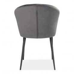 Moe's Home Collection Chairs Mags Dining Chair Dark Grey-m2