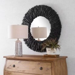 Accessories Uttermost Teak Branch Black Round Mirror 8 Accessories Uttermost Teak Branch Black Round Mirror