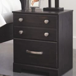 Ashley Furniture Nightstands Reylow - Dark Brown - Two Drawer Night Stand 10 Ashley Furniture Nightstands Reylow - Dark Brown - Two Drawer Night Stand