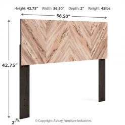 Ashley Furniture Piperton - Brown / Black - Full Panel Headboard 7 Ashley Furniture Piperton - Brown / Black - Full Panel Headboard