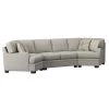 Emerald Home Analiese Cuddler Sectional Tan Sectionals