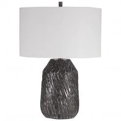 Accessories Uttermost Malaya Graphic Black Table Lamp