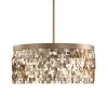 Accessories Uttermost Tillie 3 Light Textured Gold Pendant