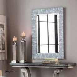 Accessories Uttermost Belaya Gray Wood Mirror