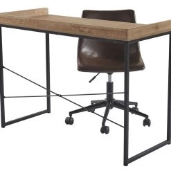 Ashley Furniture Desks Gerdanet - Light Brown/black - Home Office Desk