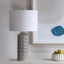 Uttermost Alenon Light Gray Table Lamp Accessories