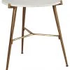 Ashley Furniture Tables Chadton - White/gold Finish - Accent Table