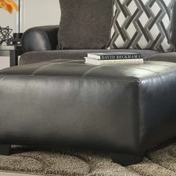 Ashley Furniture Kumasi - Smoke - Oversized Accent Ottoman Ottomans