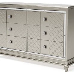 Ashley Furniture Chevanna - Platinum - Dresser