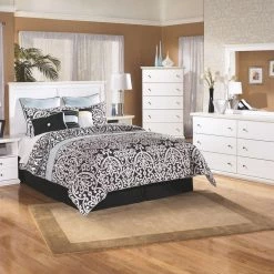 Signature Design By Ashley® Bedroom Sets Bostwick Shoals - Best In Class - Dresser, Mirror, Panel Headboard