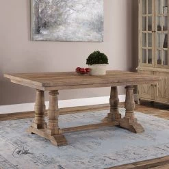 Tables Uttermost Stratford Salvaged Wood Dining Table