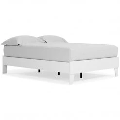Ashley Furniture Piperton - White - Full Platform Bed Beds