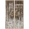 Uttermost Giles Aged Wood Wall Art, S/2