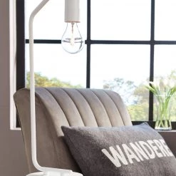 Ashley Furniture Accessories Covybend - White - Metal Desk Lamp (1/cn) 7 Ashley Furniture Accessories Covybend - White - Metal Desk Lamp (1/cn)