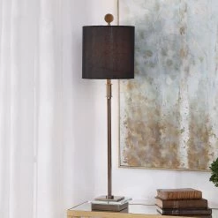 Accessories Uttermost Volante Antique Brass Table Lamp