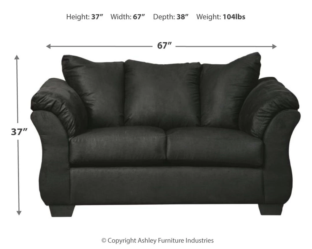 Ashley Furniture Darcy - Loveseat Contemporary - Stationary Loveseats 22 Ashley Furniture Darcy - Loveseat Contemporary - Stationary Loveseats