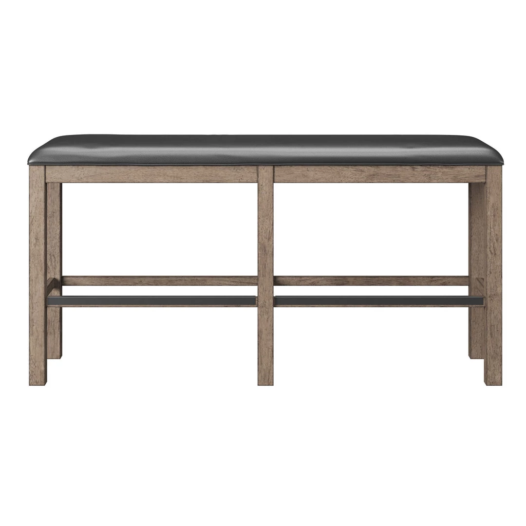 Emerald Home Benton 60" Bar Height Bench Brown / Dark Benches 10 Emerald Home Benton 60" Bar Height Bench Brown / Dark Benches