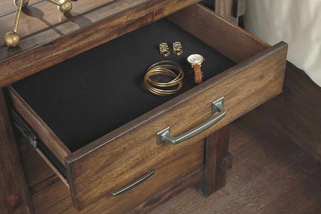 Ashley Furniture Lakeleigh - Brown - Three Drawer Night Stand 11 Ashley Furniture Lakeleigh - Brown - Three Drawer Night Stand