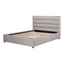 Moe's Home Collection Beds Takio Queen Bed Light Grey