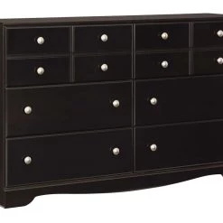Ashley Furniture Mirlotown - Almost Black - Six Drawer Dresser