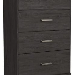 Ashley Furniture Chests Belachime - Black - Four Drawer Chest