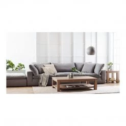 Moe's Home Collection Sectionals Clay Modular Sectional Livesmart Fabric Light Grey 9 Moe's Home Collection Sectionals Clay Modular Sectional Livesmart Fabric Light Grey