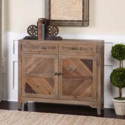 Cabinets Uttermost Hesperos Reclaimed Wood Console Cabinet