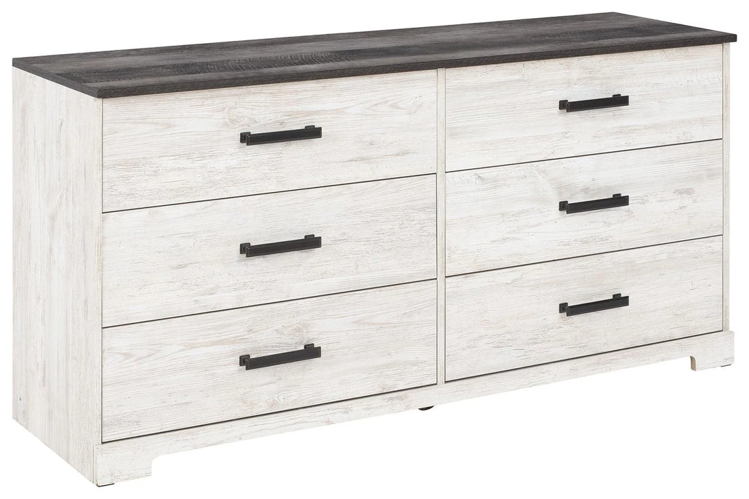 Ashley Furniture Shawburn - Attractive/Charcoal Gray - Six Drawer Dresser Dressers 4 Ashley Furniture Shawburn - Attractive/Charcoal Gray - Six Drawer Dresser Dressers