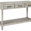 Ashley Furniture Tables Shawnalore - Whitewash - Sofa Table 1 Ashley Furniture Tables Shawnalore - Whitewash - Sofa Table