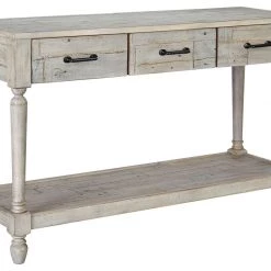 Ashley Furniture Tables Shawnalore - Whitewash - Sofa Table