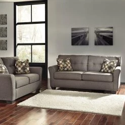 Signature Design By Ashley® Living Room Sets Tibbee - Modern Styling - Sofa, Loveseat, Chaise